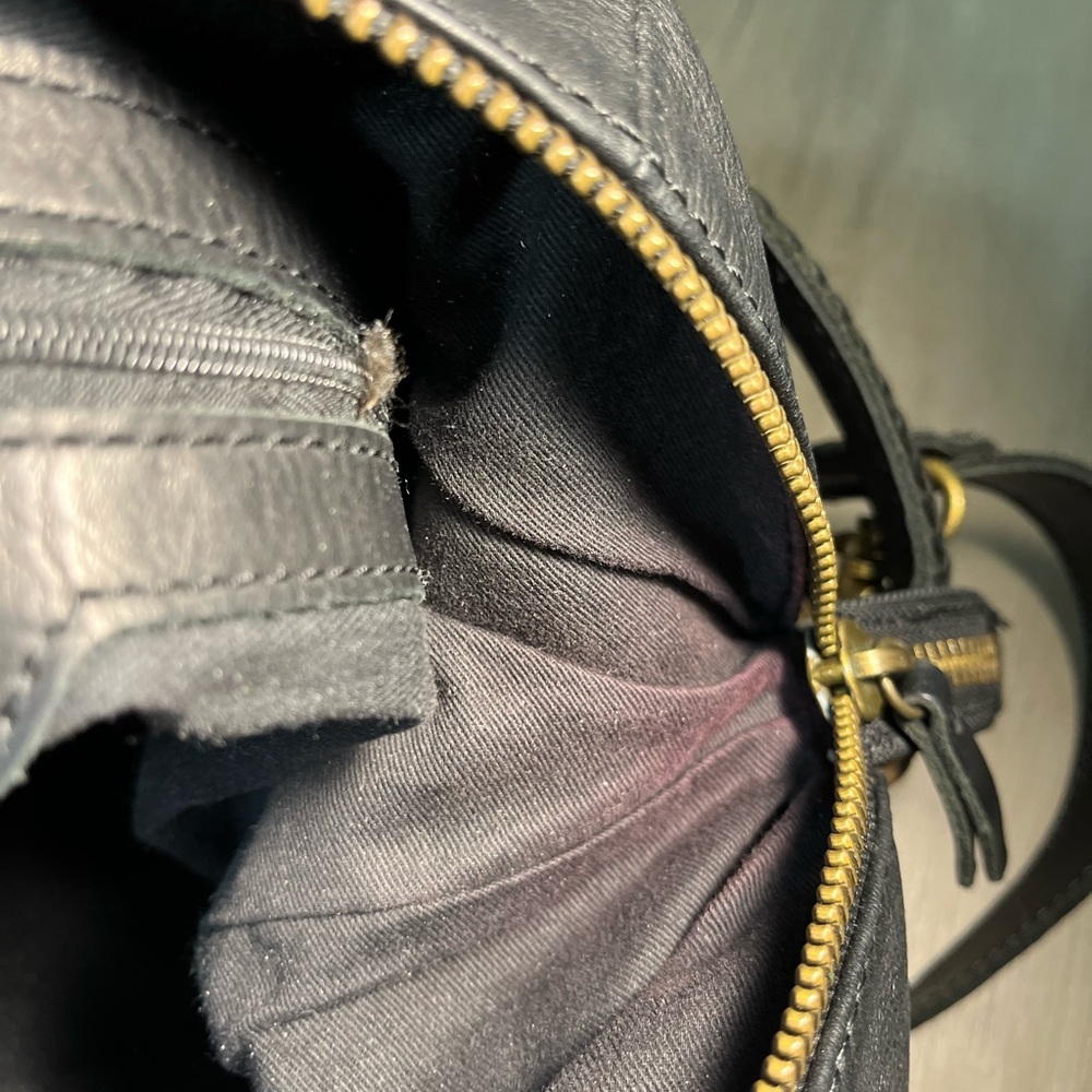 Lucky Brand Black Leather Tote - Picture 9 of 11